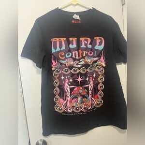 Mind Control Black Graphic T-Shirt